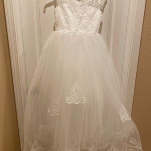 Flower girl new bridesmaid dress perfect for Halloween costume sz 10/11 brand …